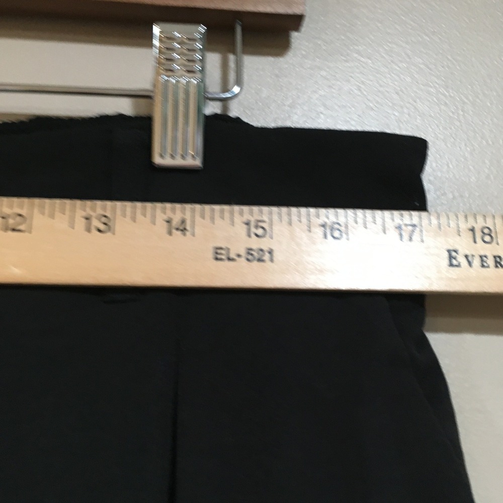 Ododos High Waist Super Wide Leg Pants Womens XL Black Minimalist Modern Capsule - Picture 5 of 13